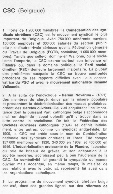 Prévisualisation du document CSC (Belgique)