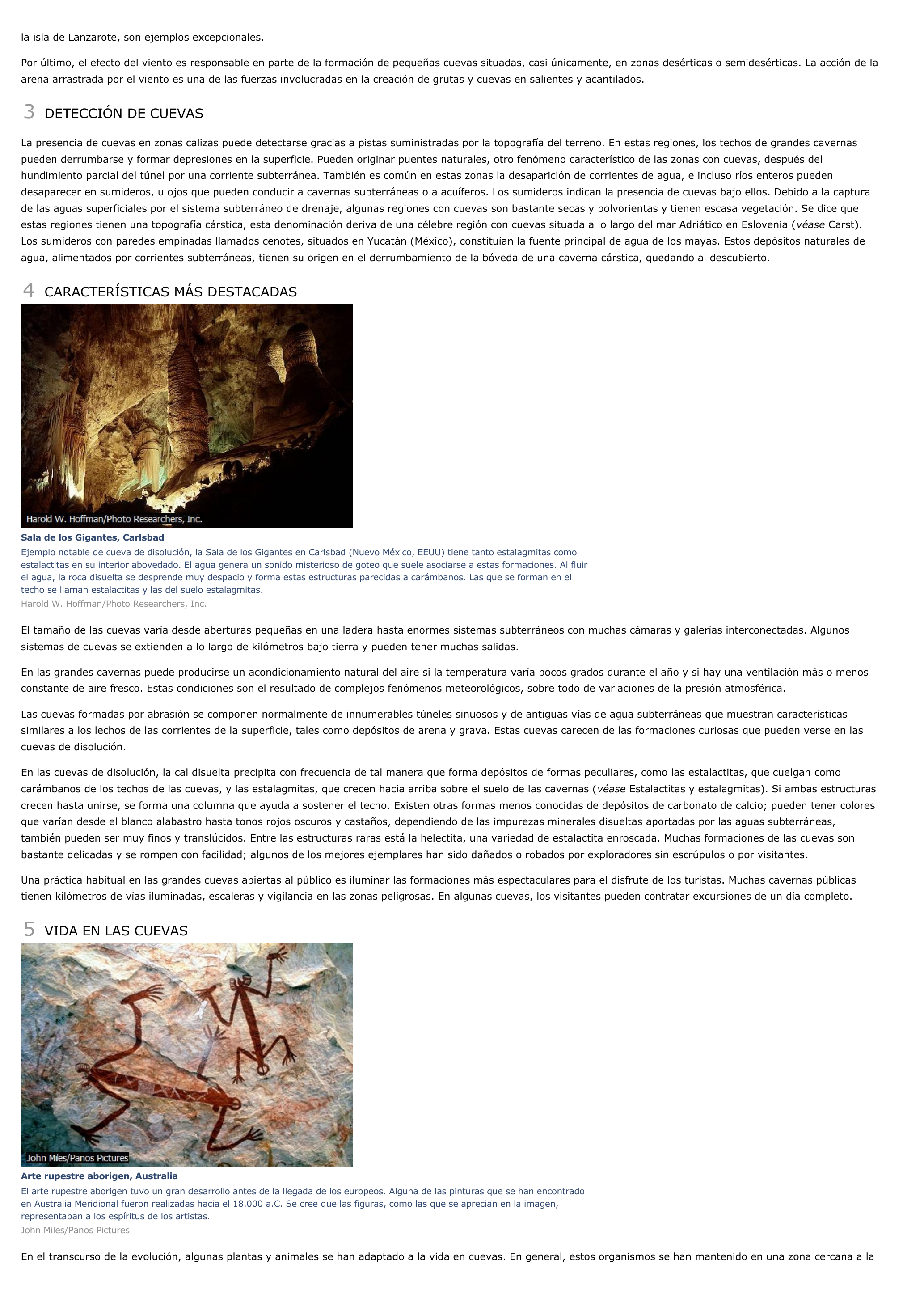 Prévisualisation du document Cueva - geografía.