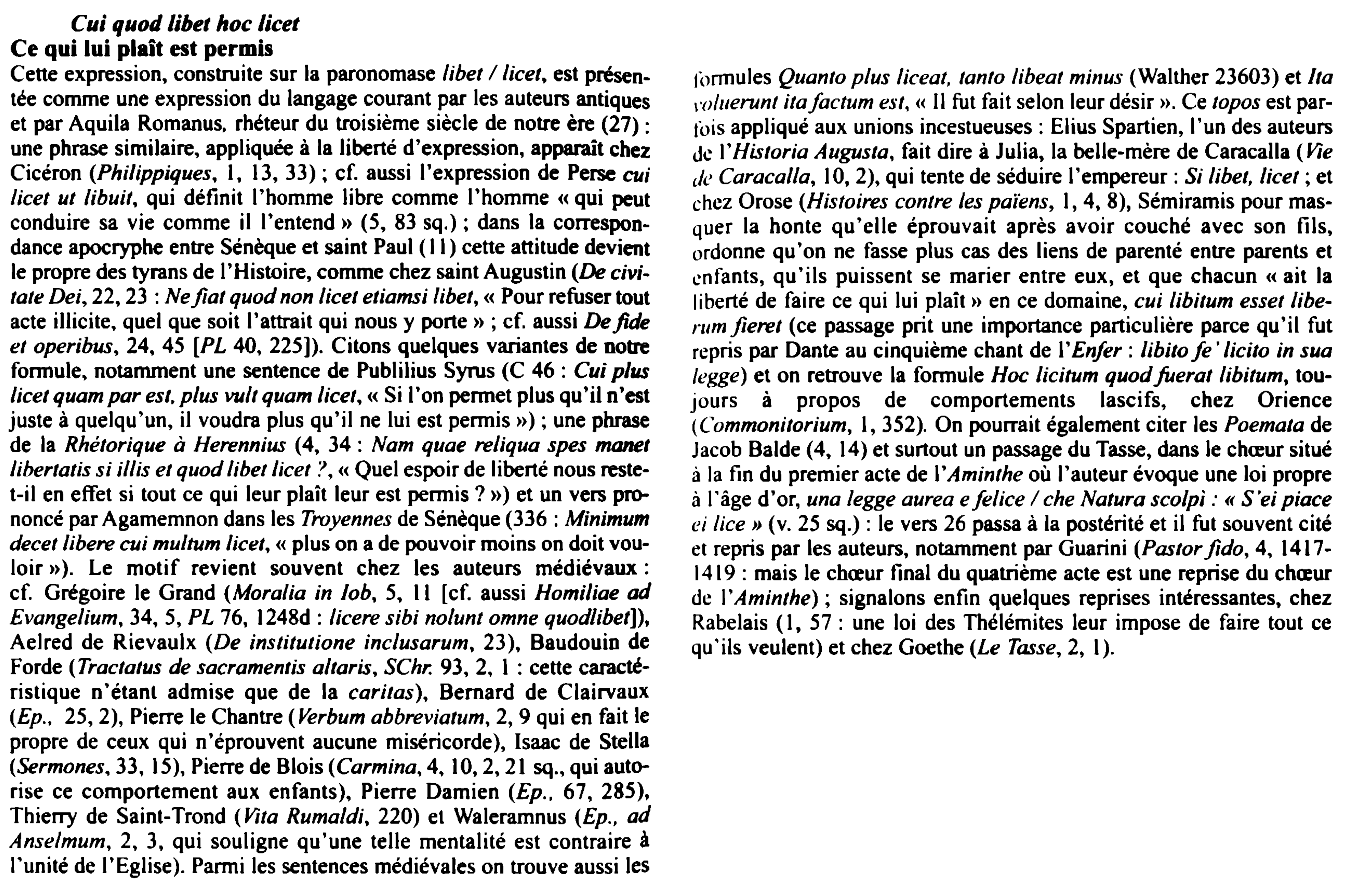 Prévisualisation du document Cui quod libet hoc licet