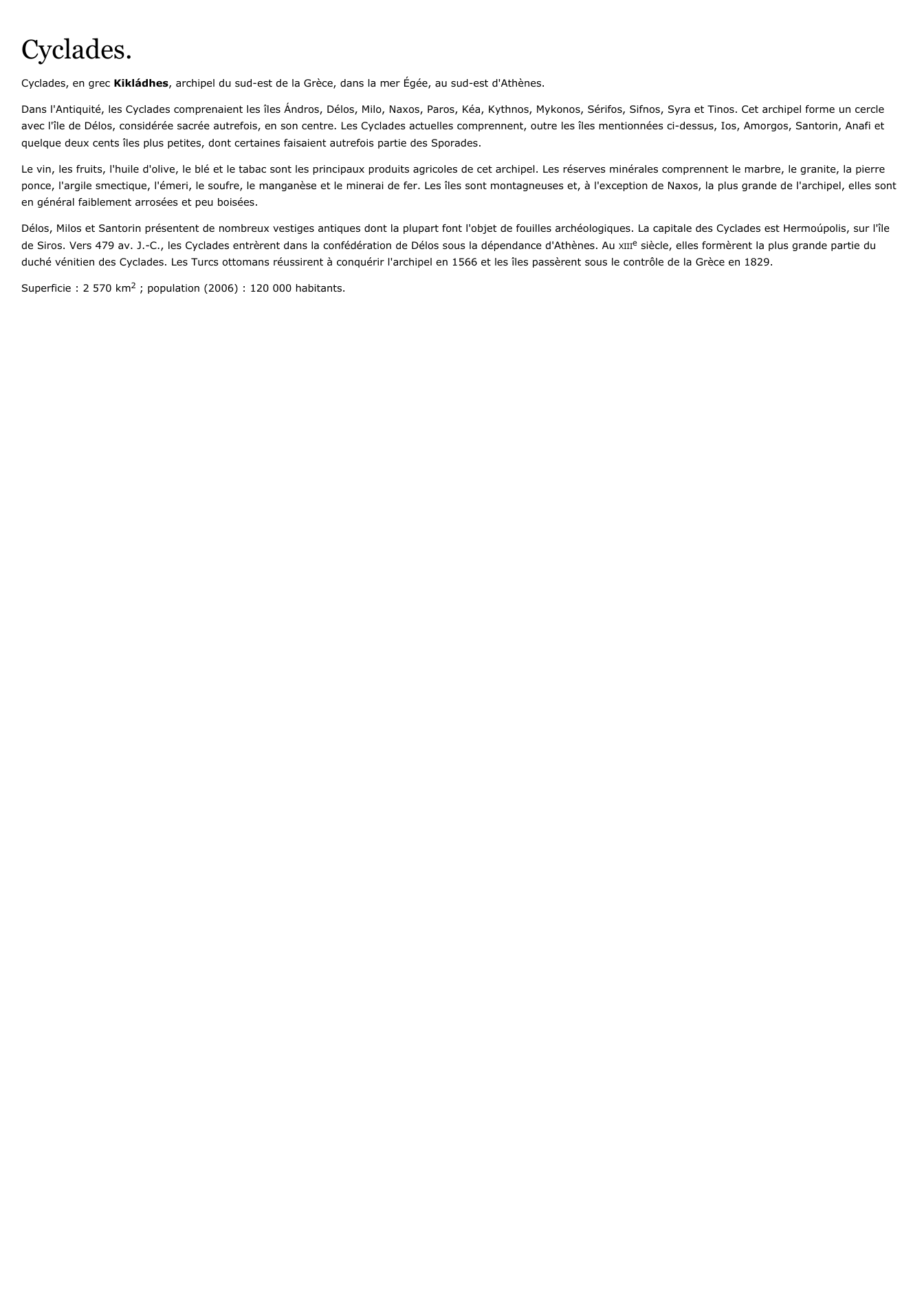 Prévisualisation du document Cyclades.
