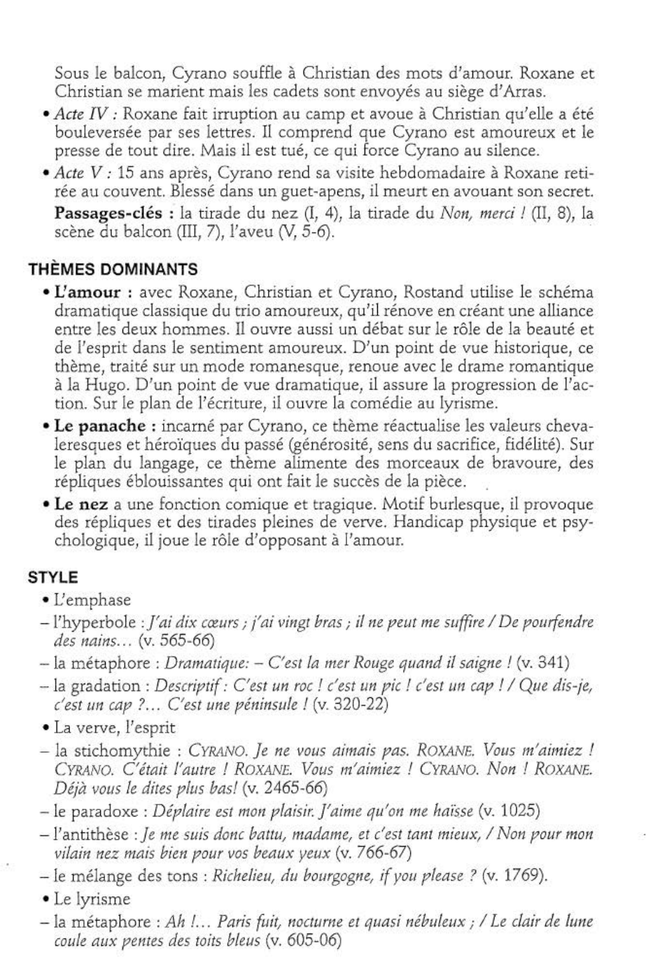 Prévisualisation du document Cyrano de Bergerac  Edmond Rostand (résumé de l'oeuvre & analyse détaillée)