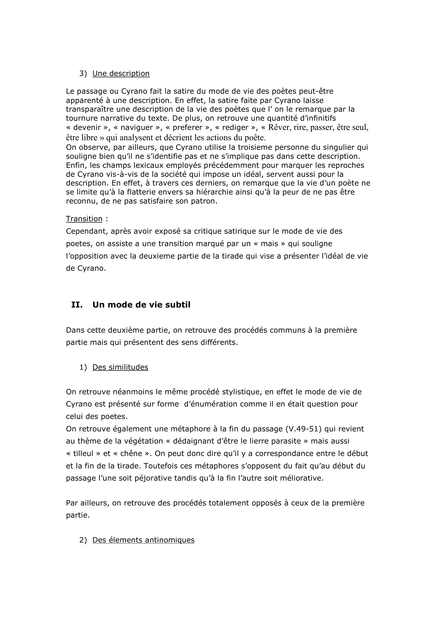 Prévisualisation du document Cyrano de Bergerac (Rostand) : acte 2 scene 8 (commentaire)