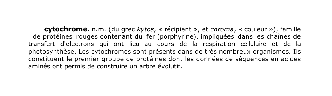 Prévisualisation du document cytochrome.