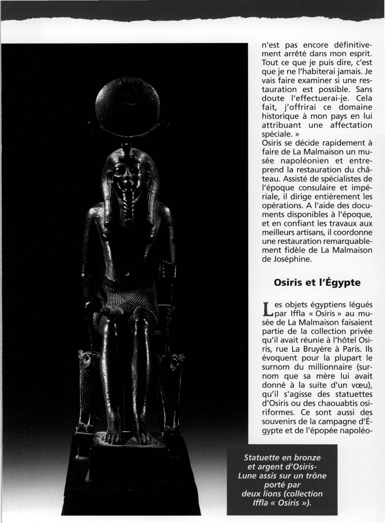 Prévisualisation du document Daniel Iffla «Osiris» crée le musée de La Malmaison
