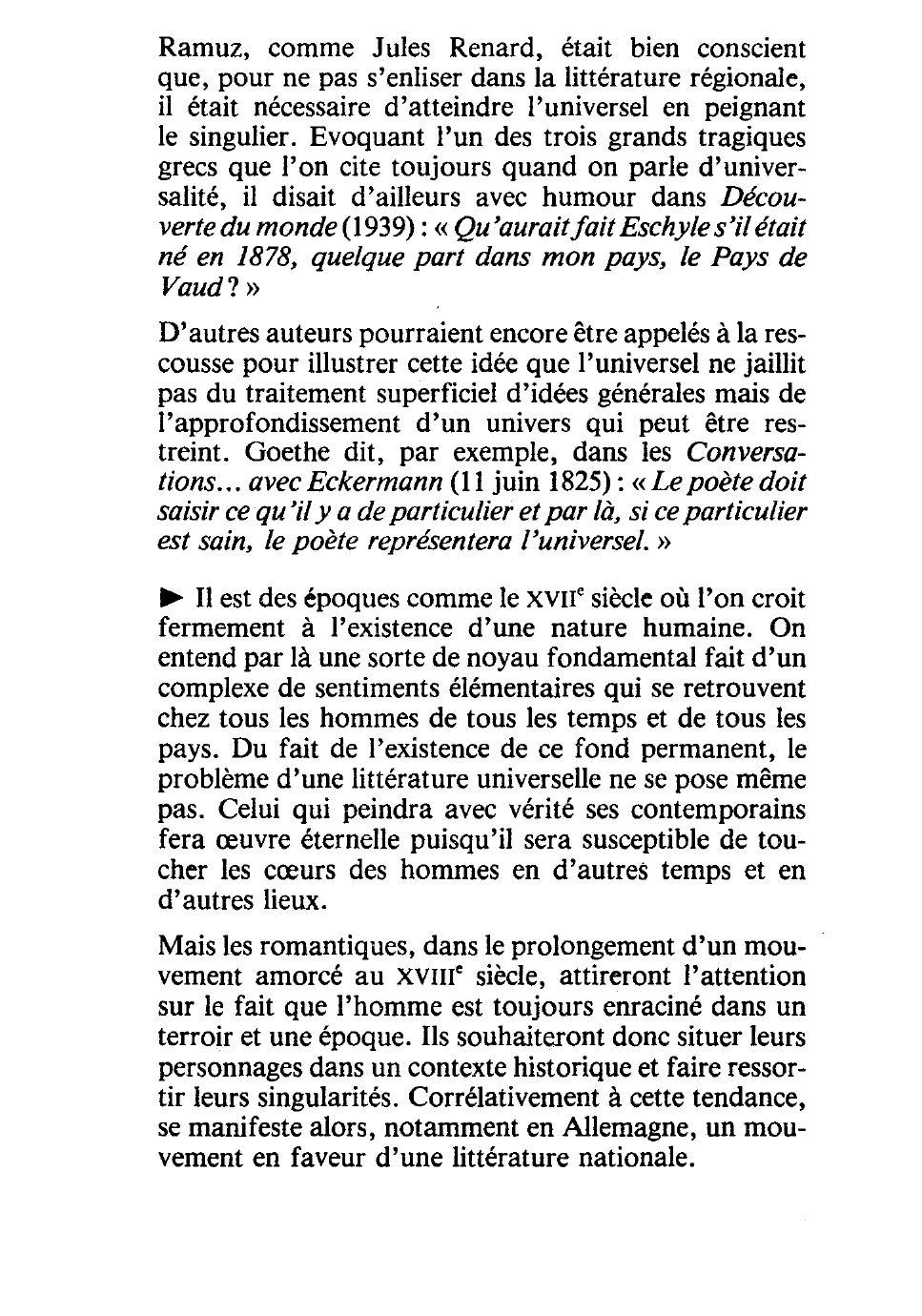 Prévisualisation du document Dans ce coin du monde qu’est un village, il y a à peu près toute l’humanité.  Jules Renard