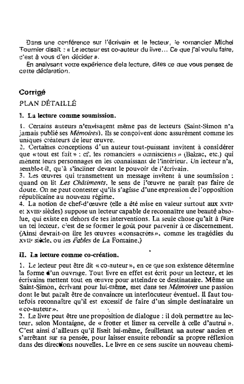 Prévisualisation du document Dans une conférence sur !'êcJîvairl et le ! selon leurs différentes personnali­
t�. Montaigne disait déjà, dans L 'Apologie de...