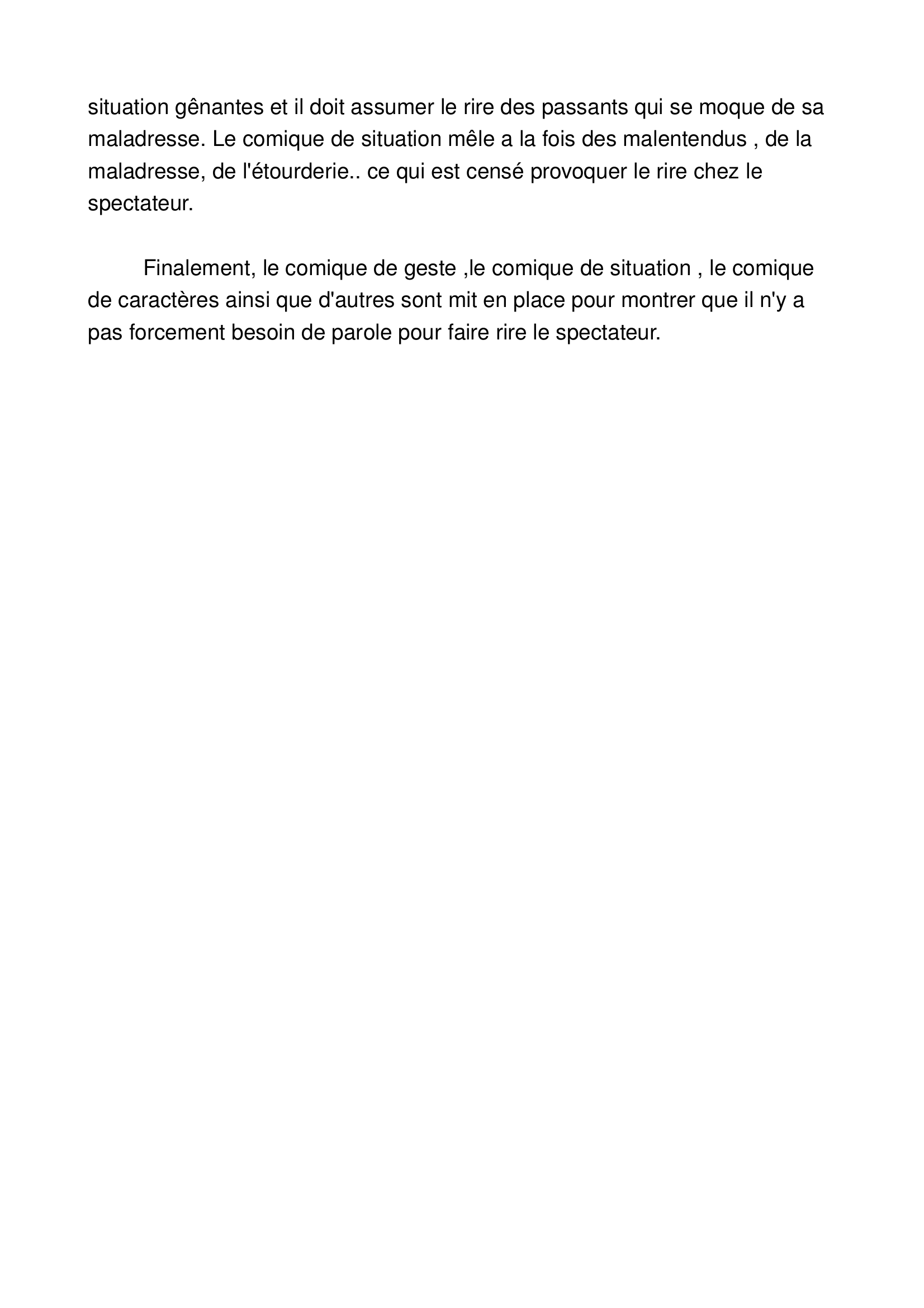 Prévisualisation du document D'après ce corpus, comment peut on concevoir une comédie sans paroles ?