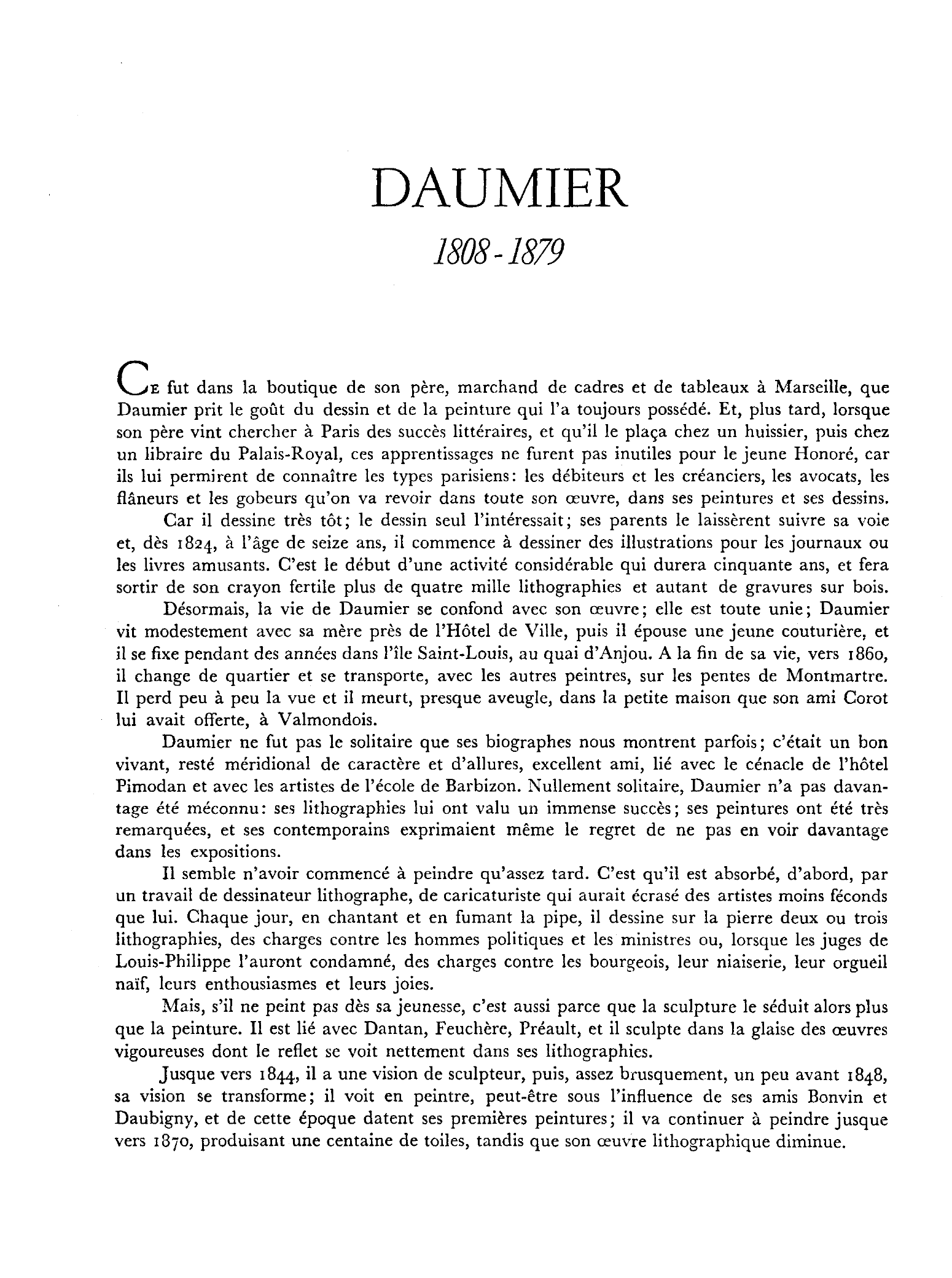 Prévisualisation du document Daumier