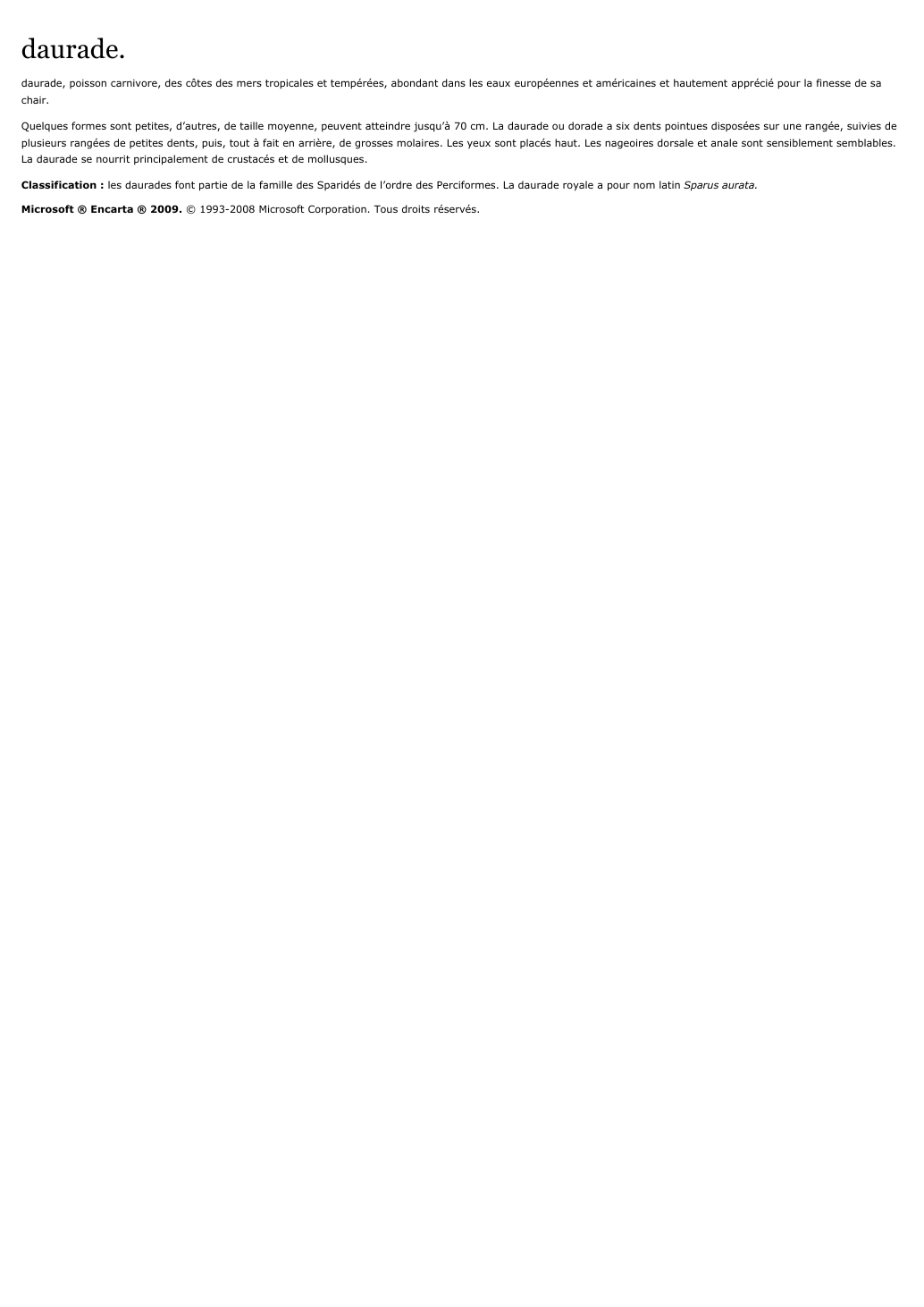 Prévisualisation du document daurade.