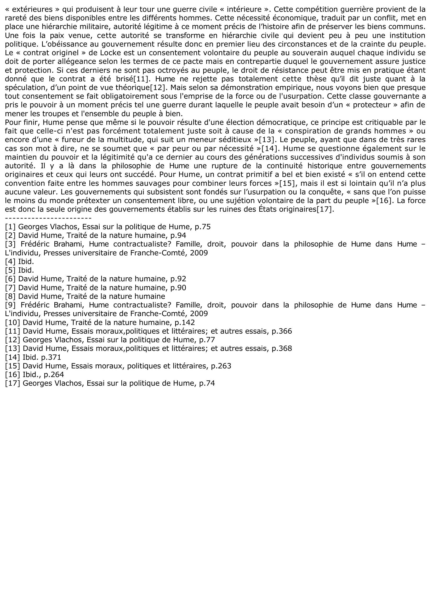 Prévisualisation du document David Hume: « Du contrat originel » - Essais moraux, politiques et littéraires; et autres essais