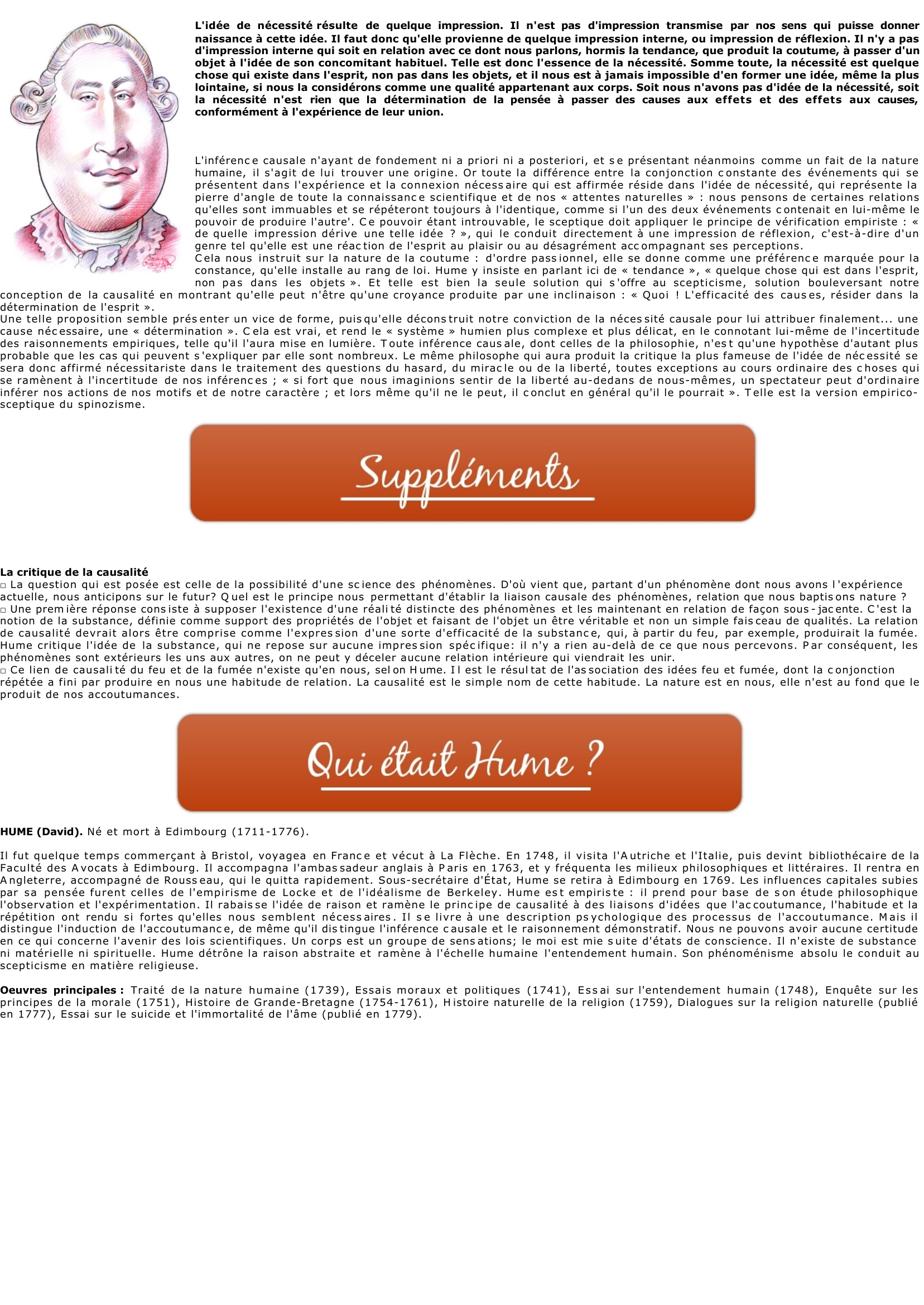 Prévisualisation du document David HUME et l'idée de nécessité
