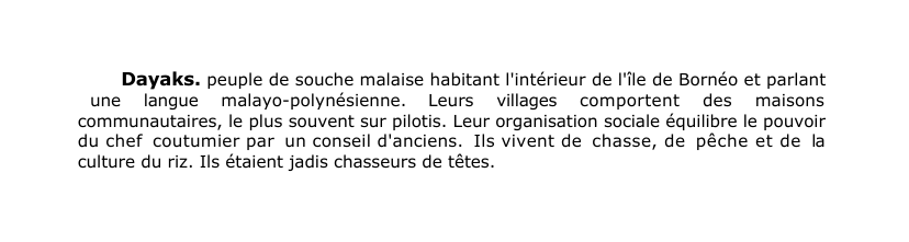 Prévisualisation du document Dayaks.
