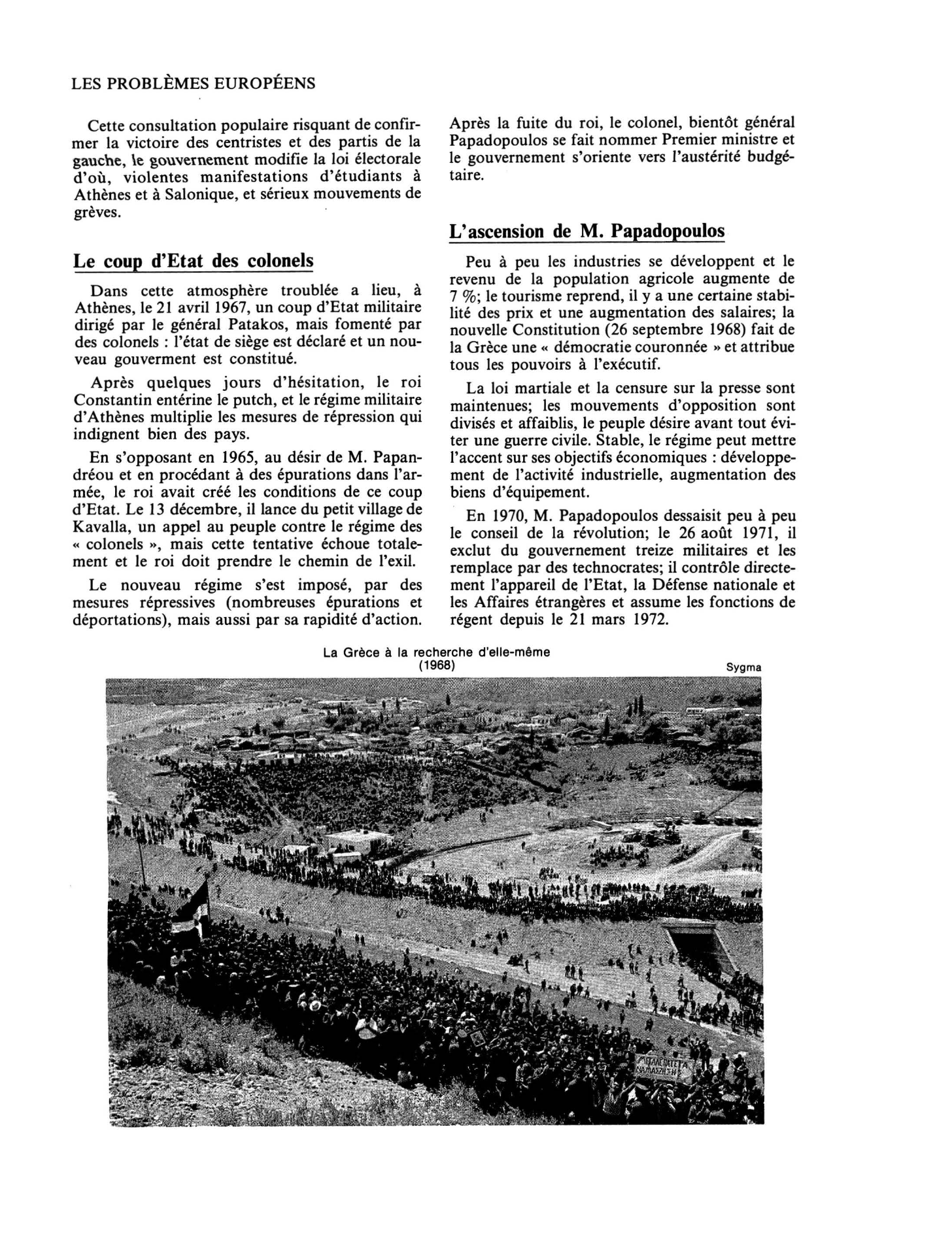 Prévisualisation du document (de 1944 à 1980) LES PROBLÈMES EUROPÉENS:  Grèce - Chypre