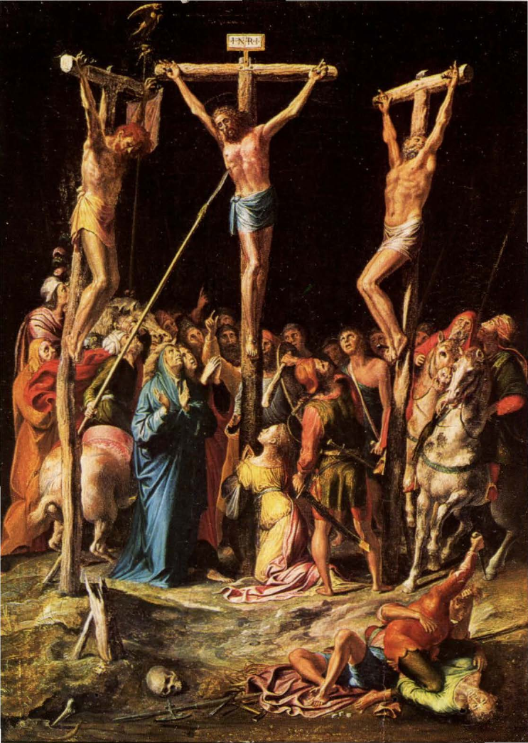 Prévisualisation du document DE KEMPENEER Peeter ou Pedro Campana : La Crucifixion (analyse du tableau).