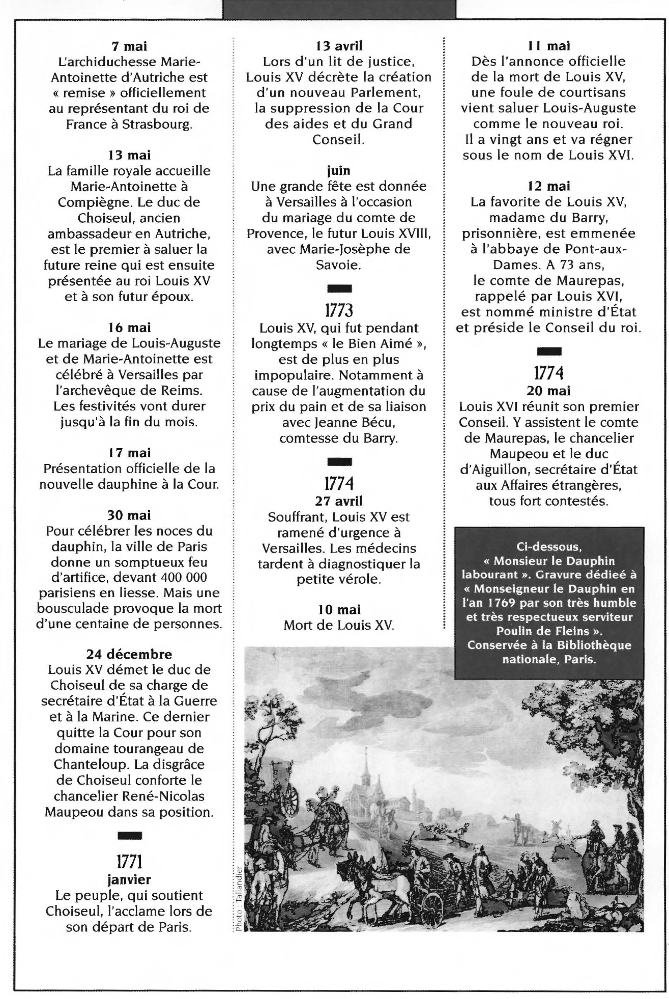 Prévisualisation du document De la naissance de Louis XVI à la mort de Louis XV