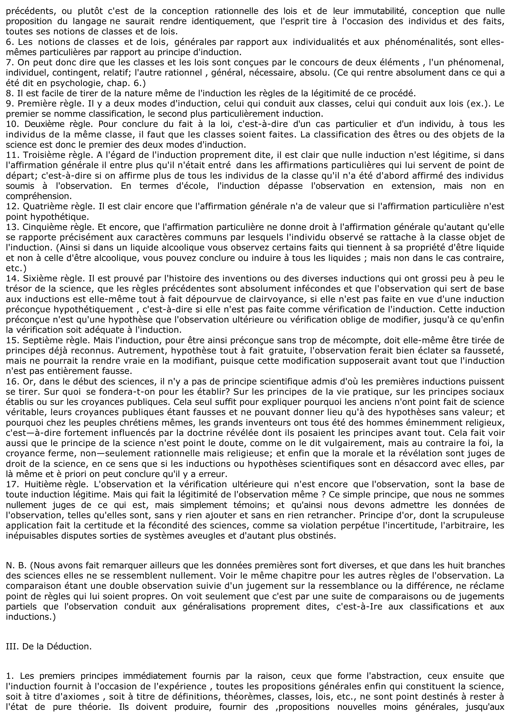 Prévisualisation du document DE L'ANALOGIE. — DE L'INDUCTION. — DE LA DÉDUCTION