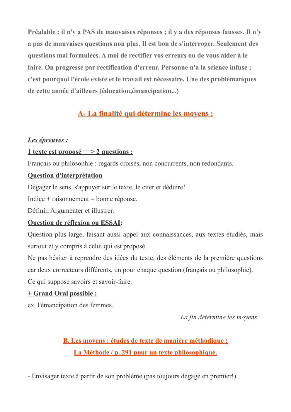 Prévisualisation du document De l'éducation (cours HLP)