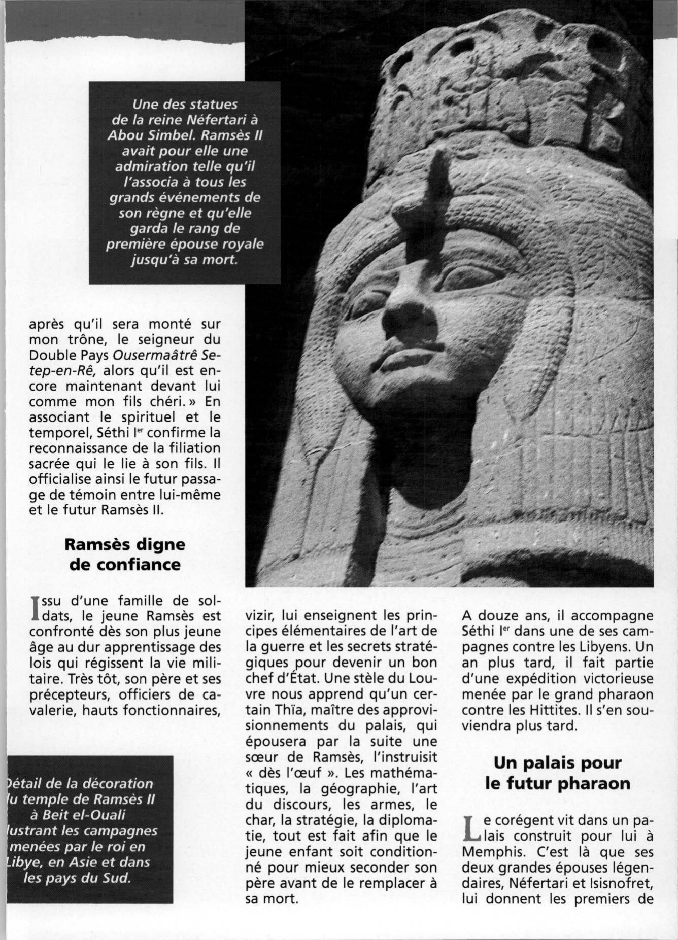 Prévisualisation du document De Séthi Ier à Ramsès II : passage de témoin