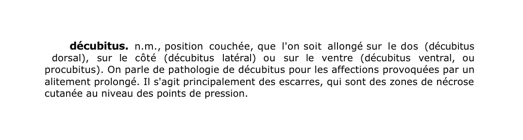 Prévisualisation du document décubitus.