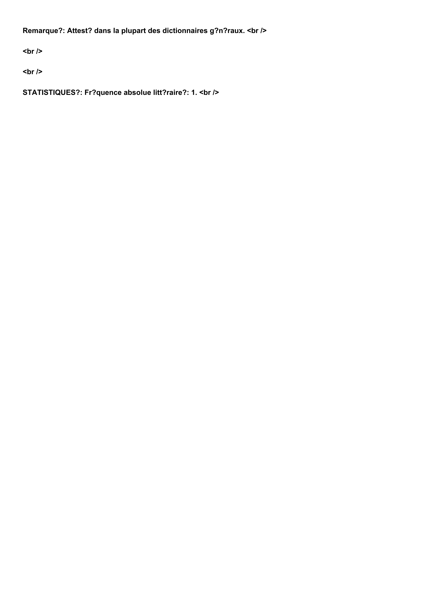 Prévisualisation du document Définition:
AMBRETTE, substantif féminin.