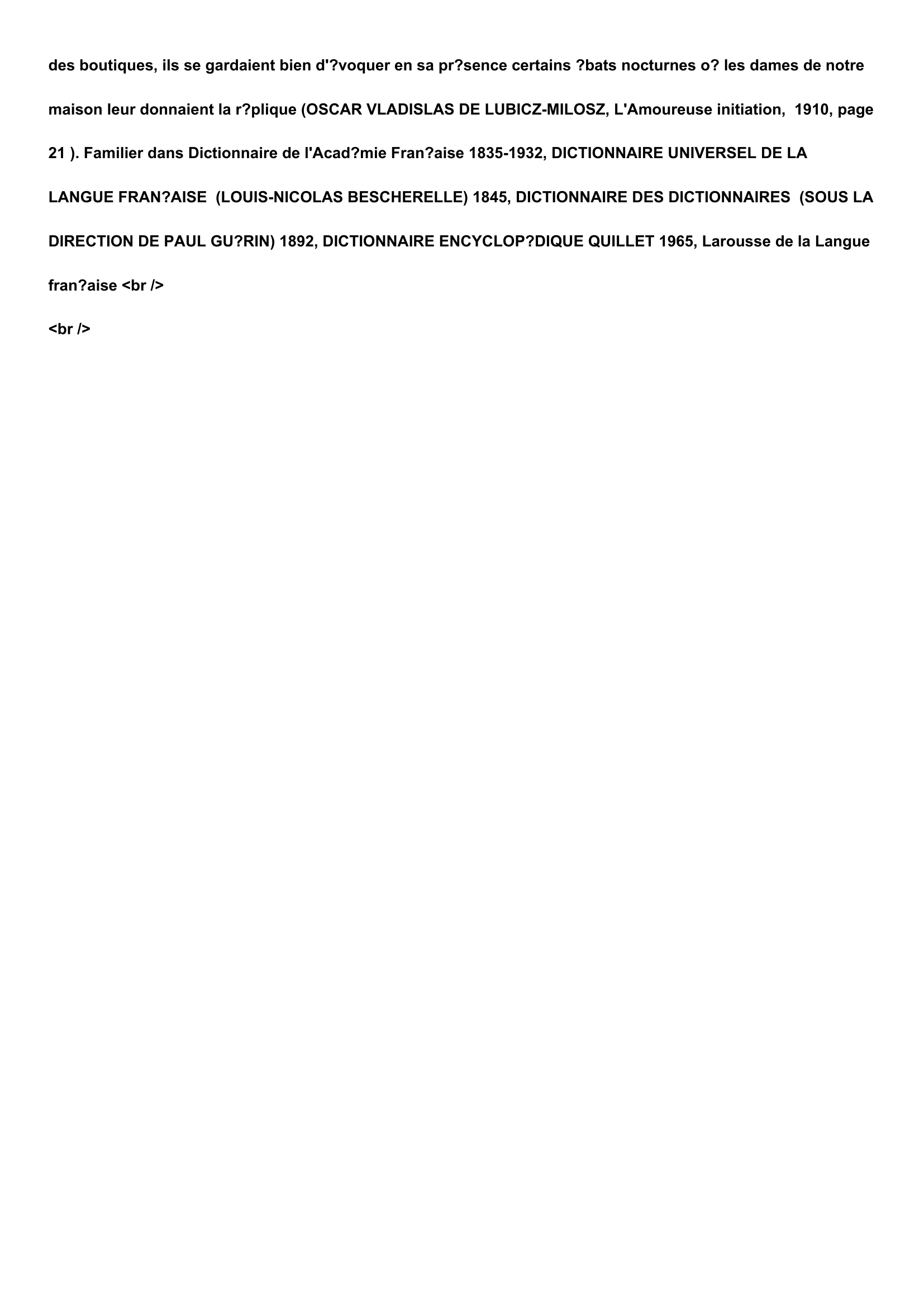 Prévisualisation du document Définition:
CAILLETTE3, substantif féminin.