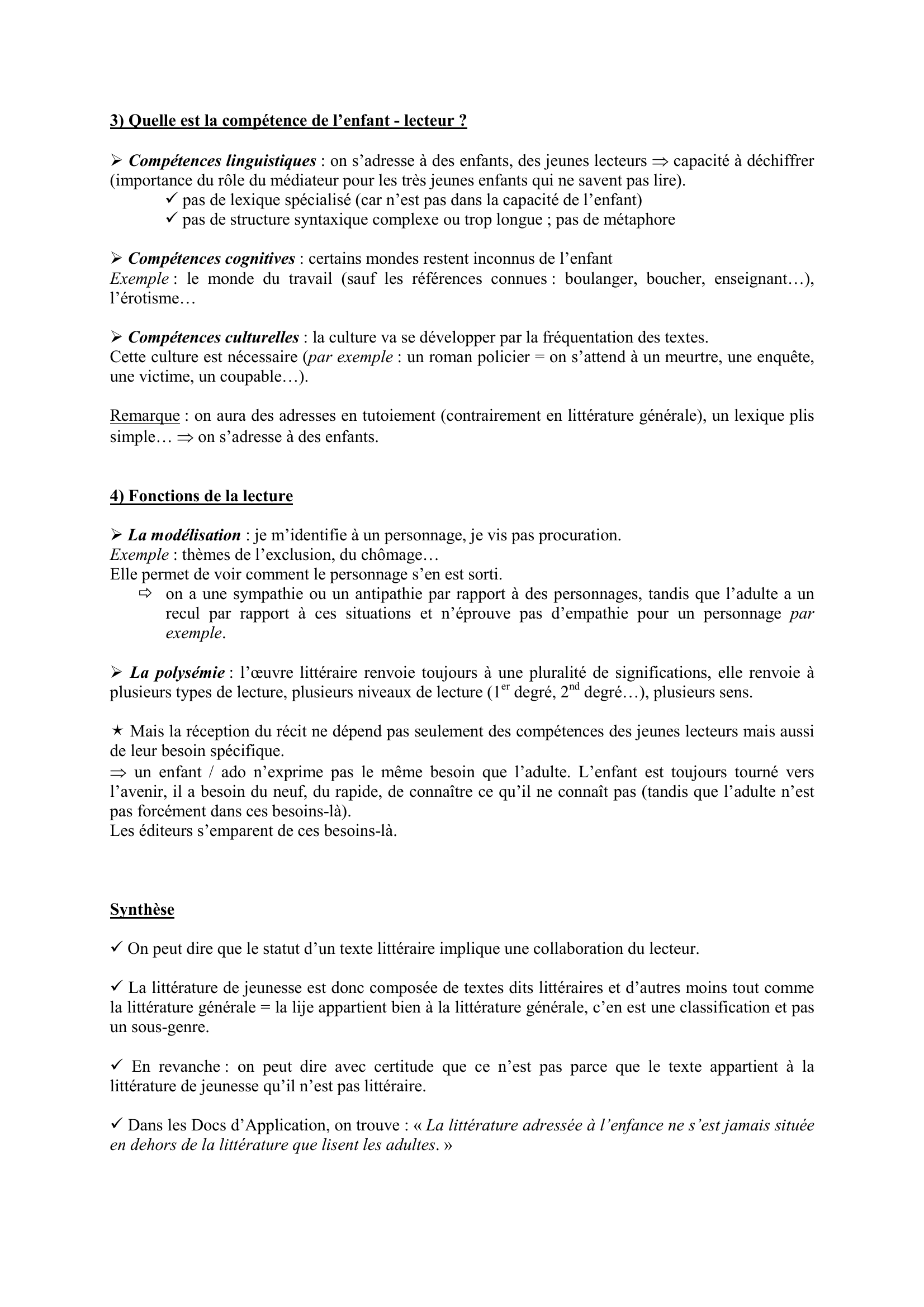 Prévisualisation du document DÉFINITION ET HISTOIRE DE LA LITTÉRATURE DE JEUNESSE (CRPE)
