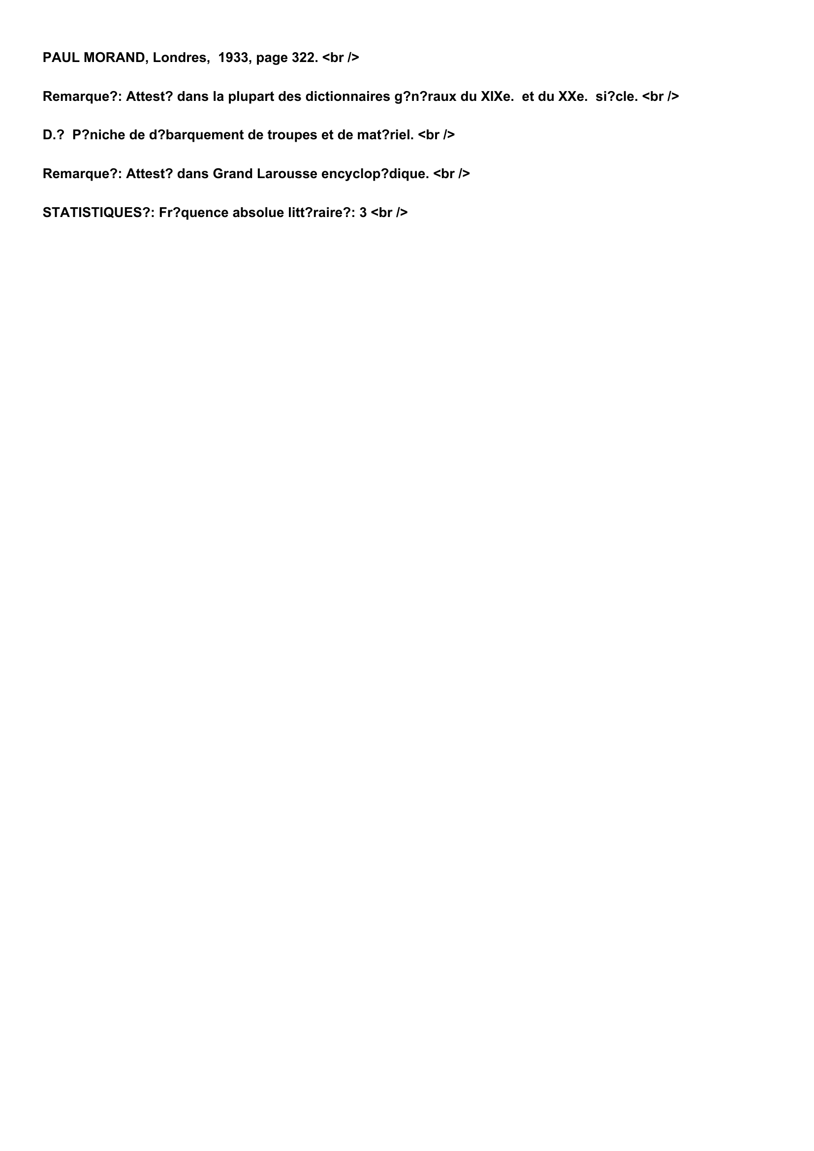Prévisualisation du document Définition et usage du mot:
BARGE2, substantif féminin.
