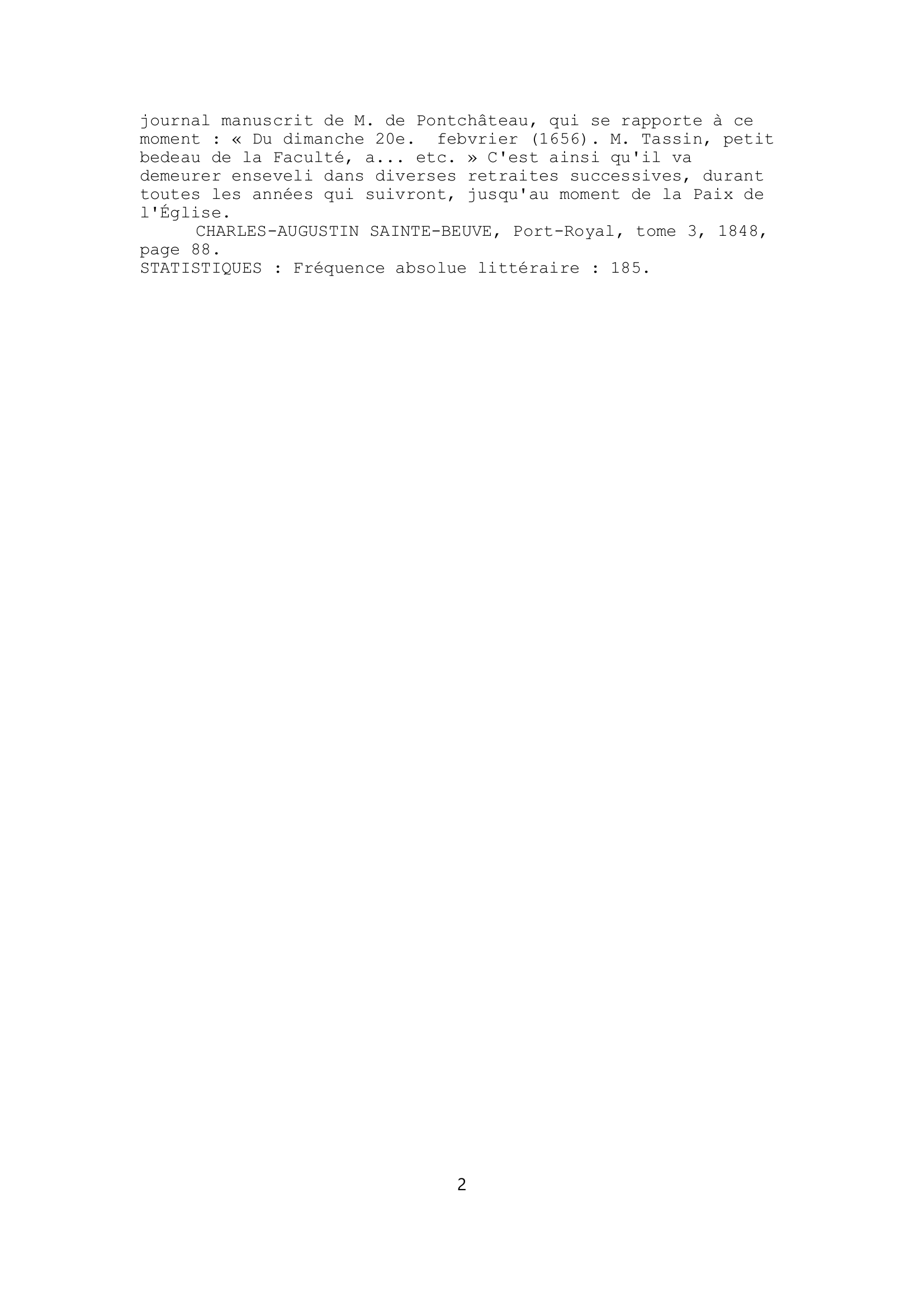 Prévisualisation du document Définition et usage du mot:
BEDEAU, BEDEAUX, substantif masculin.