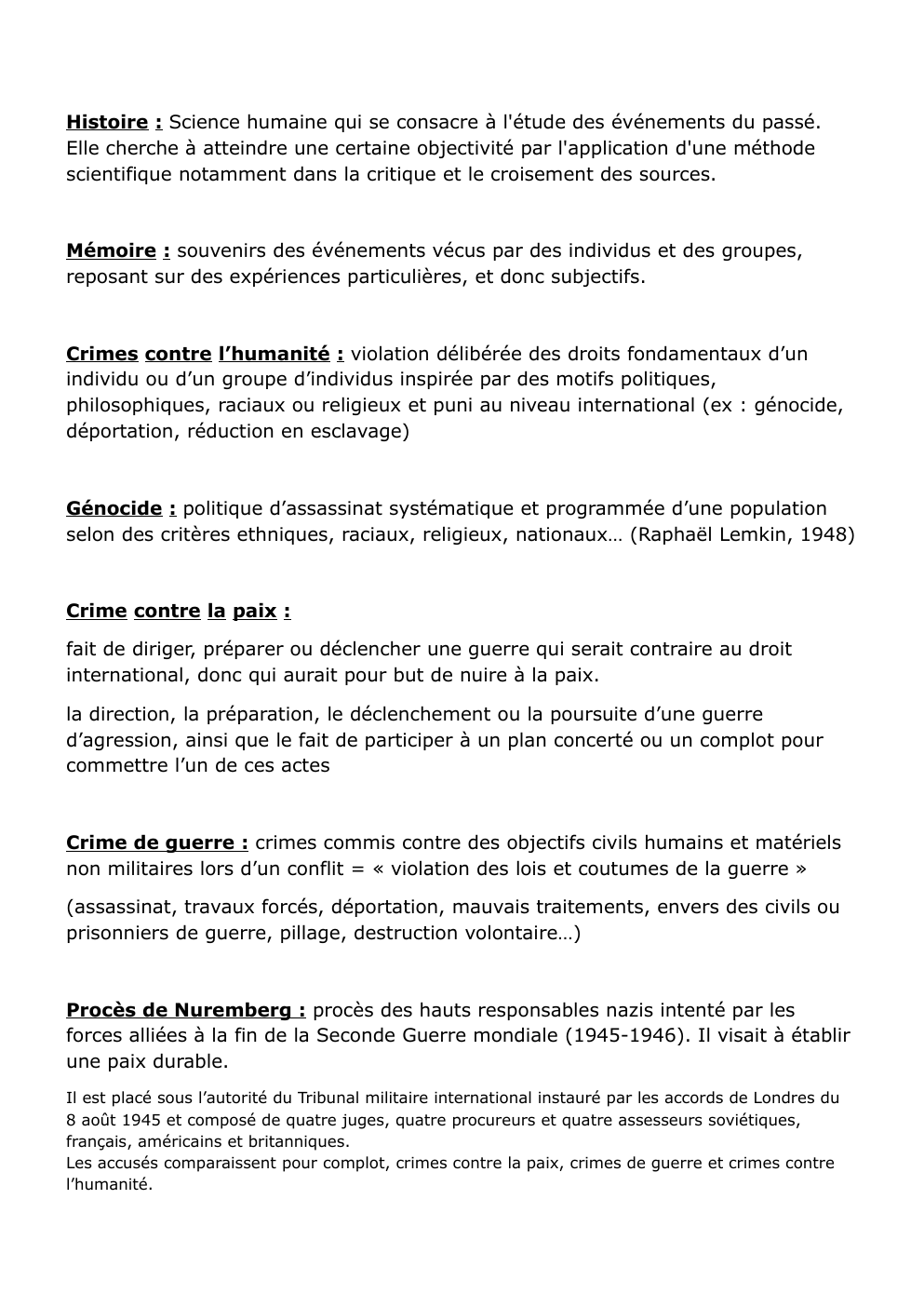 Prévisualisation du document Définitions thème 3 HGGSP Terminale