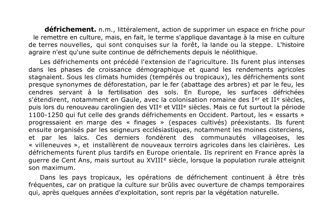 Prévisualisation du document défrichement.