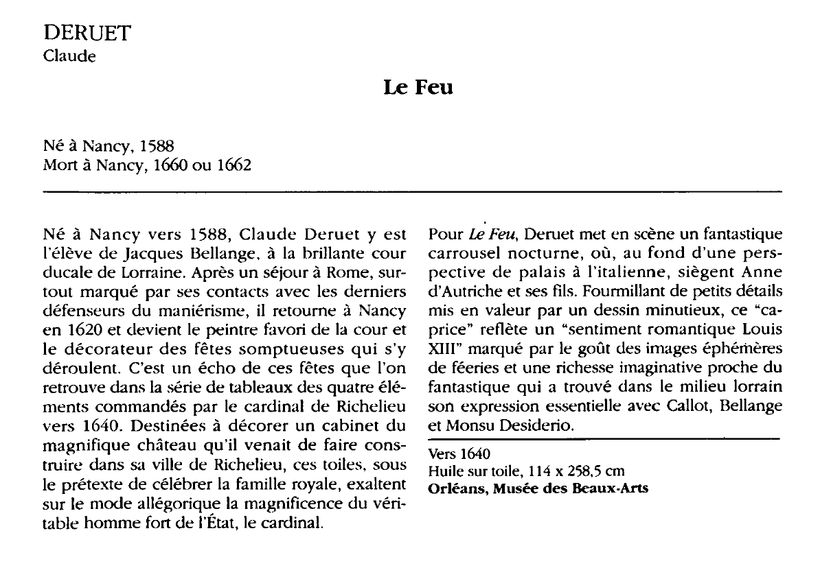 Prévisualisation du document DERUET Claude : Le Feu