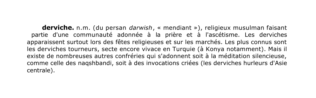 Prévisualisation du document derviche.