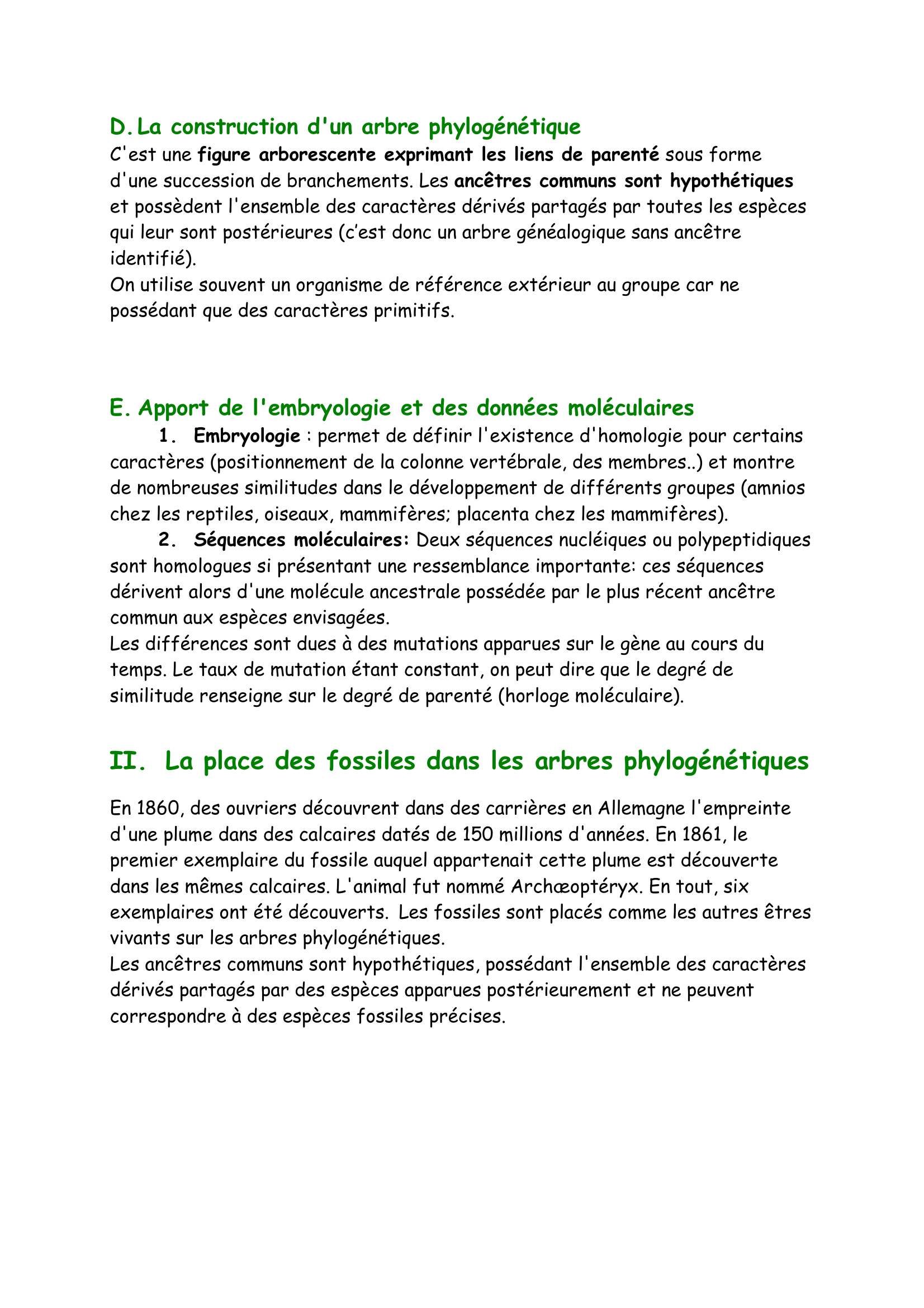 Prévisualisation du document Des parentés établies au sein des vertébrés