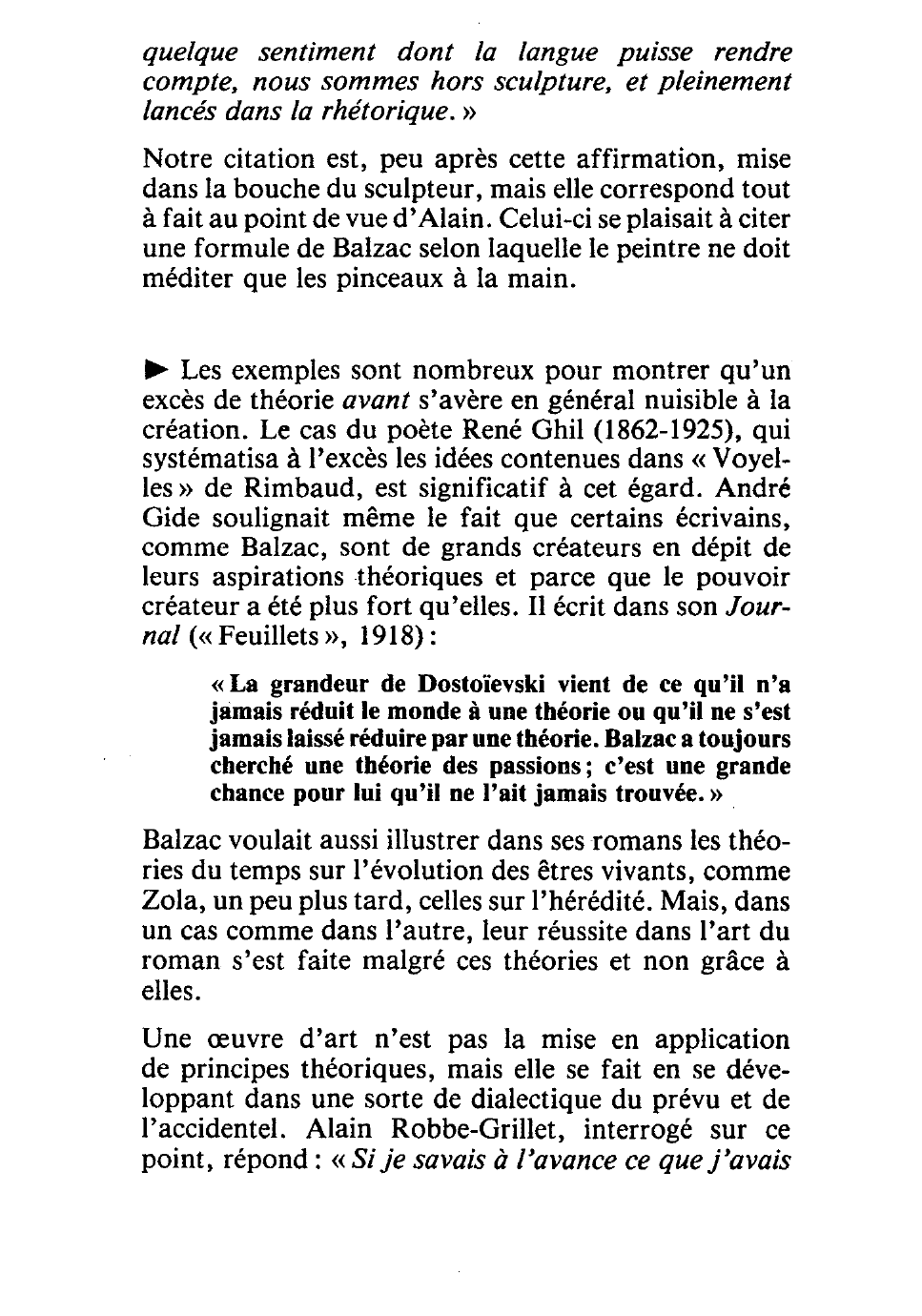 Prévisualisation du document Dès que le savoir marche le premier, l’art est perdu.  Alain