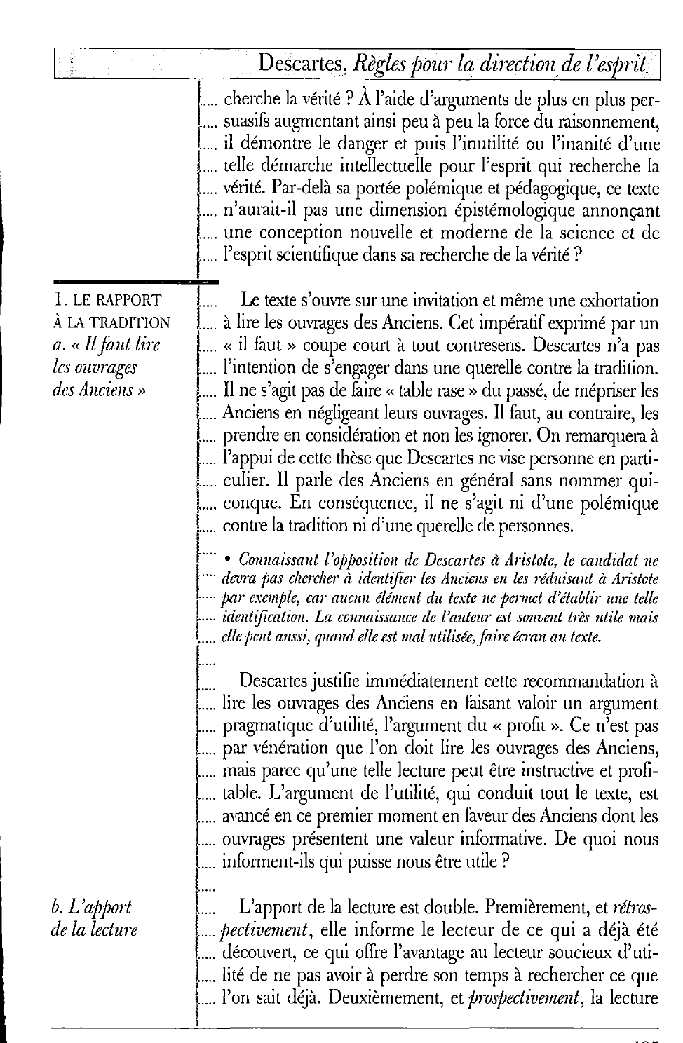 Prévisualisation du document Descartes, Règles pour la direction de l'esprit, III.
