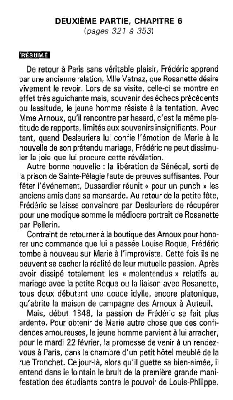 Prévisualisation du document DEUXIÈME PARTIE, CHAPITRE 6
(pages 32 1 à 353)
■d:t-Ul&li

De retour à Paris sans véritable plaisir, Frédéric apprend
par...