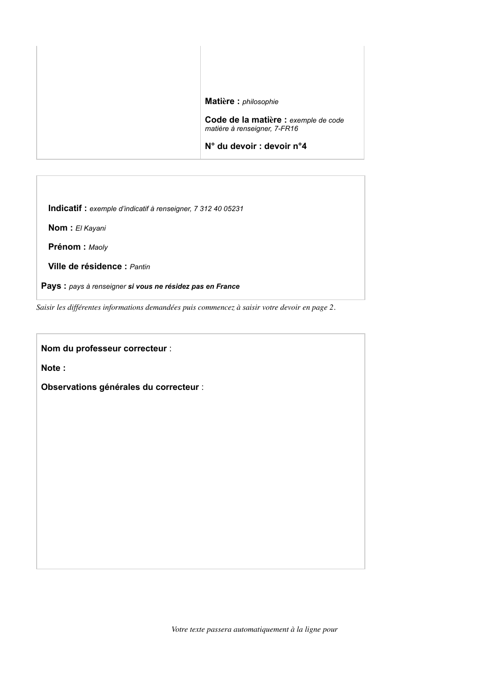 Prévisualisation du document devoir de philo: Descartes (CNED) - Science et subjectivité - devoir 4