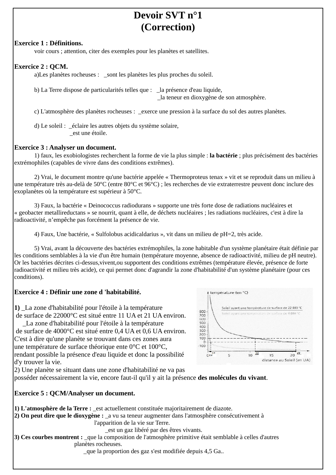 Prévisualisation du document Devoir SVT n°1 (Correction)