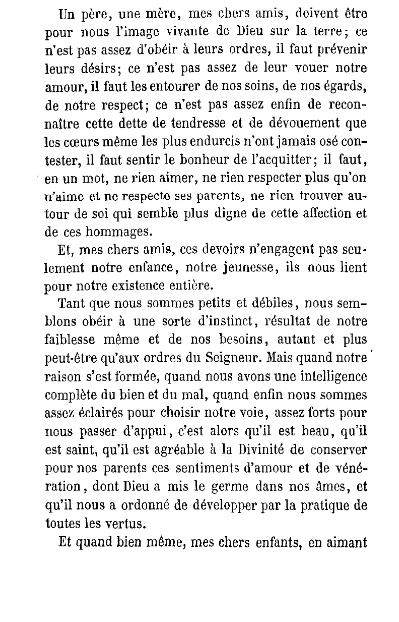 Prévisualisation du document Devoirs des enfants envers leurs parents