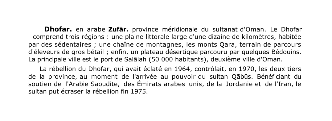 Prévisualisation du document Dhofar.