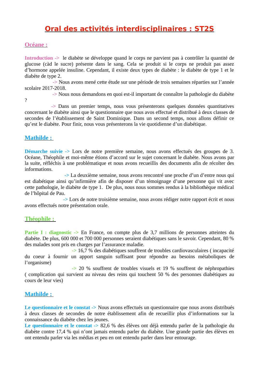 Prévisualisation du document Diabete