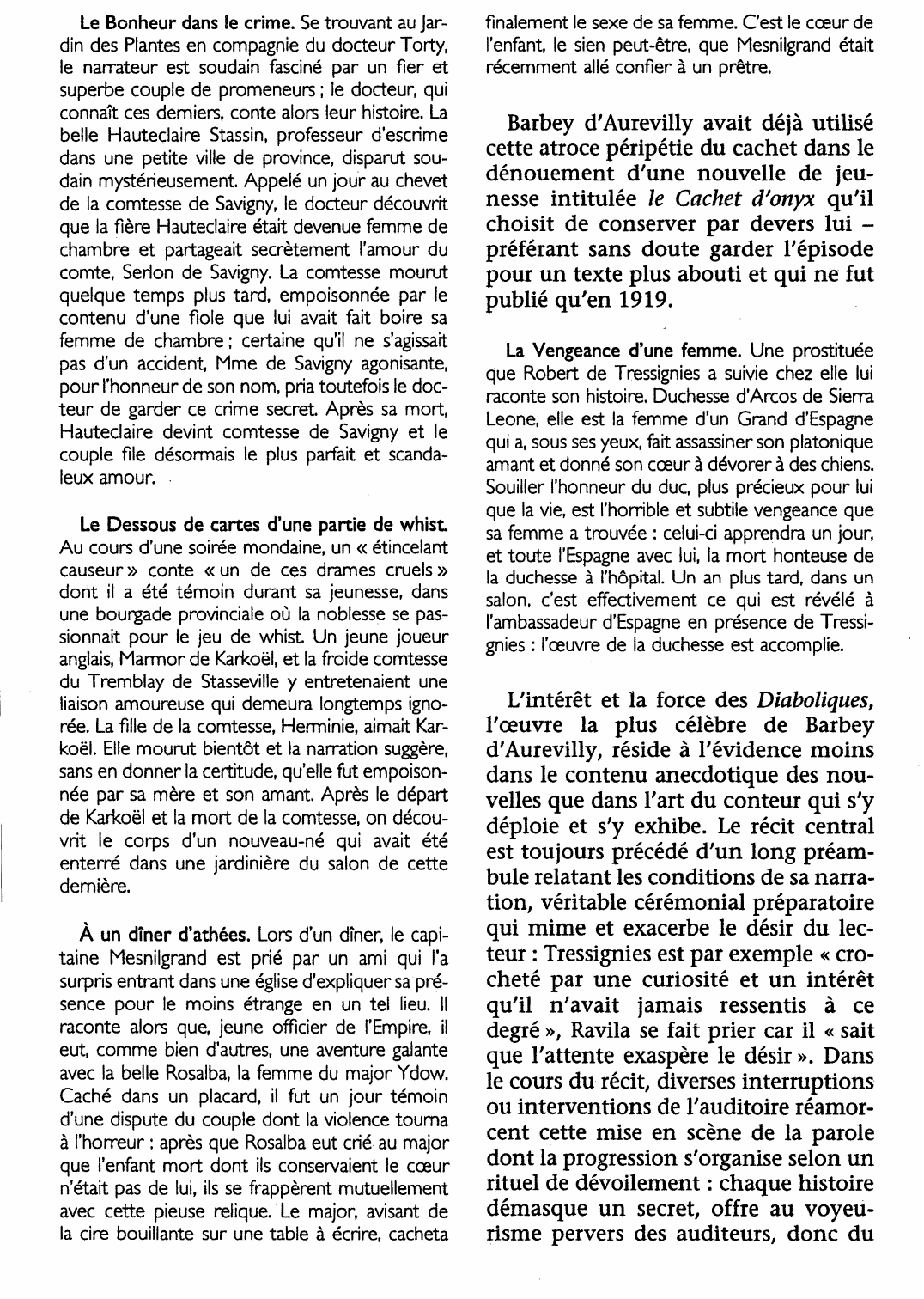 Prévisualisation du document Diaboliques (les). Recueil de nouvelles de Jules Barbey d'Aurevilly (résumé de l'oeuvre & analyse détaillée)