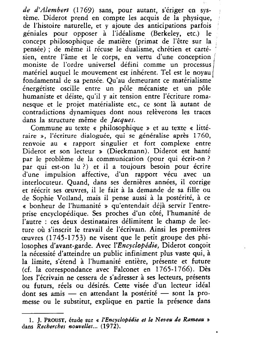 Prévisualisation du document Diderot et le roman philosophique