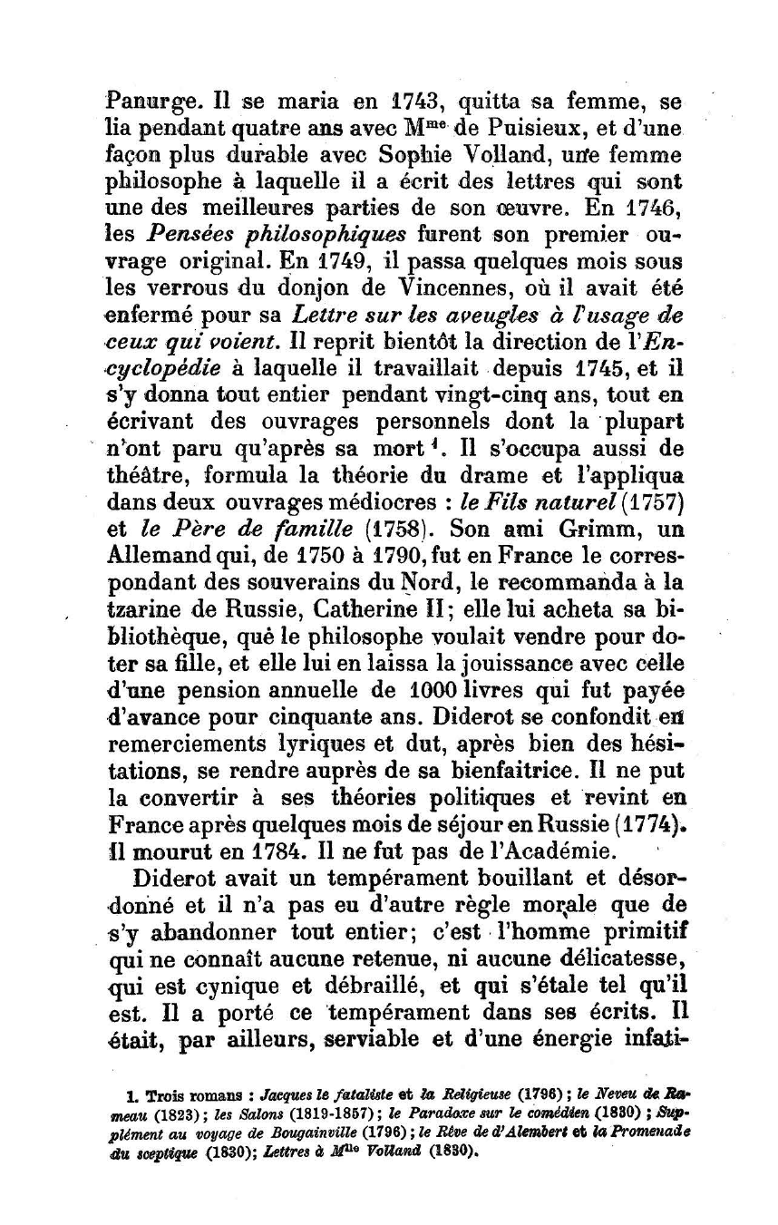 Prévisualisation du document Diderot et les Encyclopédistes