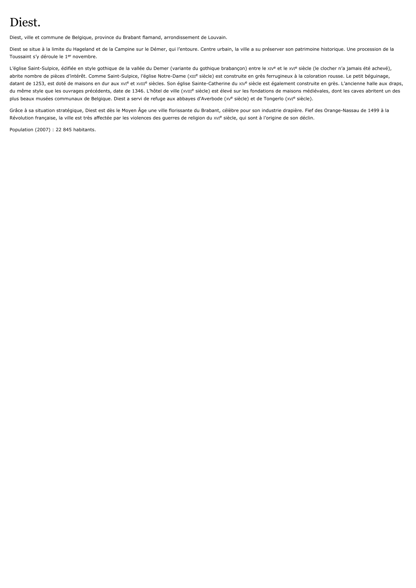 Prévisualisation du document Diest.