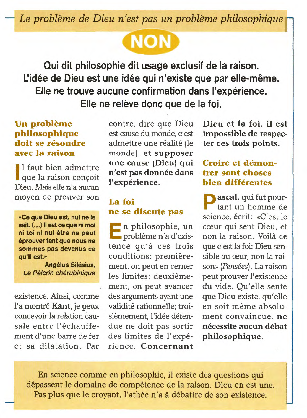 Prévisualisation du document Dieu est-il un objet philosophique ?