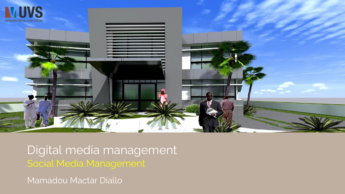 Prévisualisation du document Digital media management Social Media Management