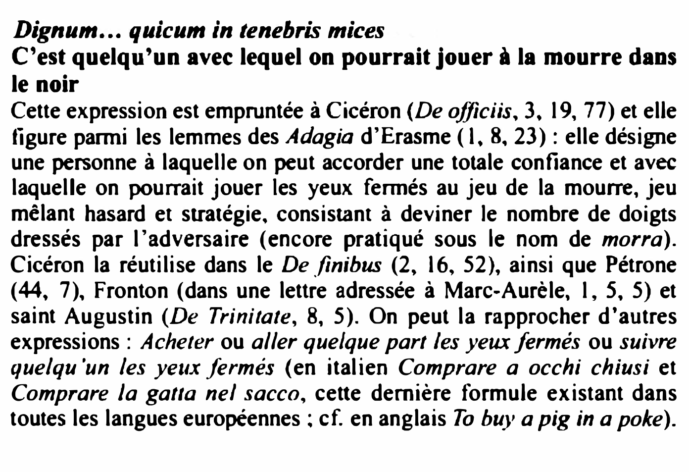 Prévisualisation du document Dignum ... quicum in tenebris mices
