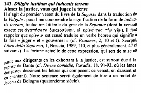 Prévisualisation du document Diligite iustitam qui iudicatis terram