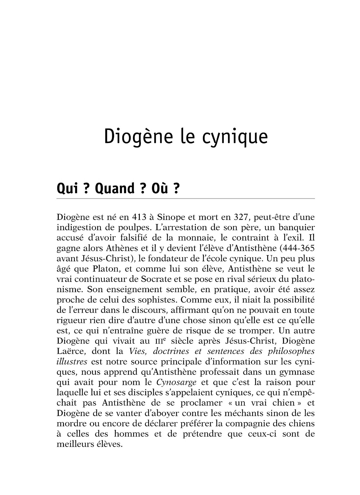 Prévisualisation du document Diogène - philosophie.